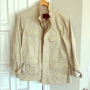Jcrew Field Jacket with brass buttons
